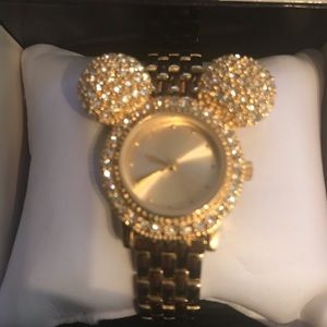 Disney Store Exclusive Rhinestone Mickey watch